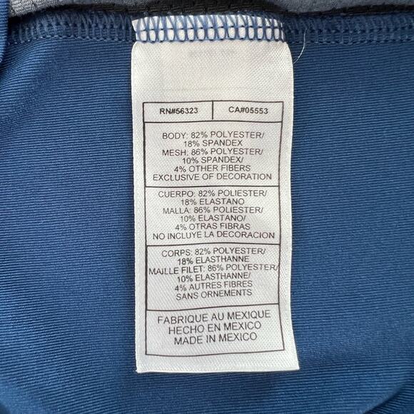 Nike Workout Tee Shirt Blue Gray Size XL Active Fitness Weightlifting Training - Picture 5 of 11